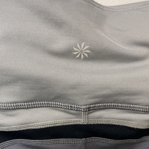 Athleta grey crop leggings size large. - Picture 9 of 14